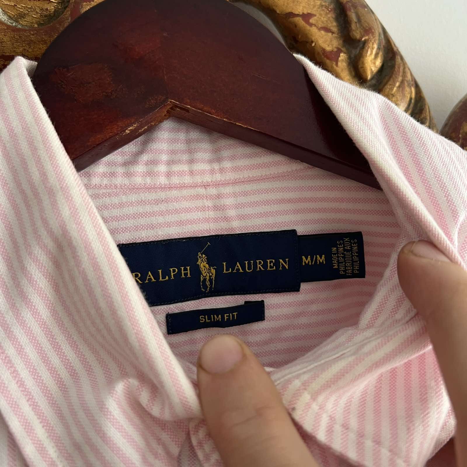 Polo Ralph Lauren Polo Ralph Lauren Pink Short Sleeve Shirt Sz M Size US M / EU 48-50 / 2 - 5 Thumbnail