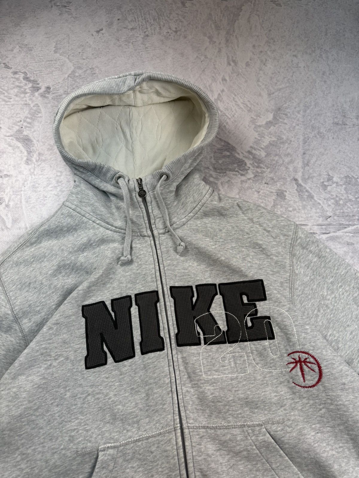 Nike × Vintage NIKE VINTAGE CENTER LOGO OVERSIZE BOXY ZIP HOODIE Size US XL / EU 56 / 4 - 3 Thumbnail
