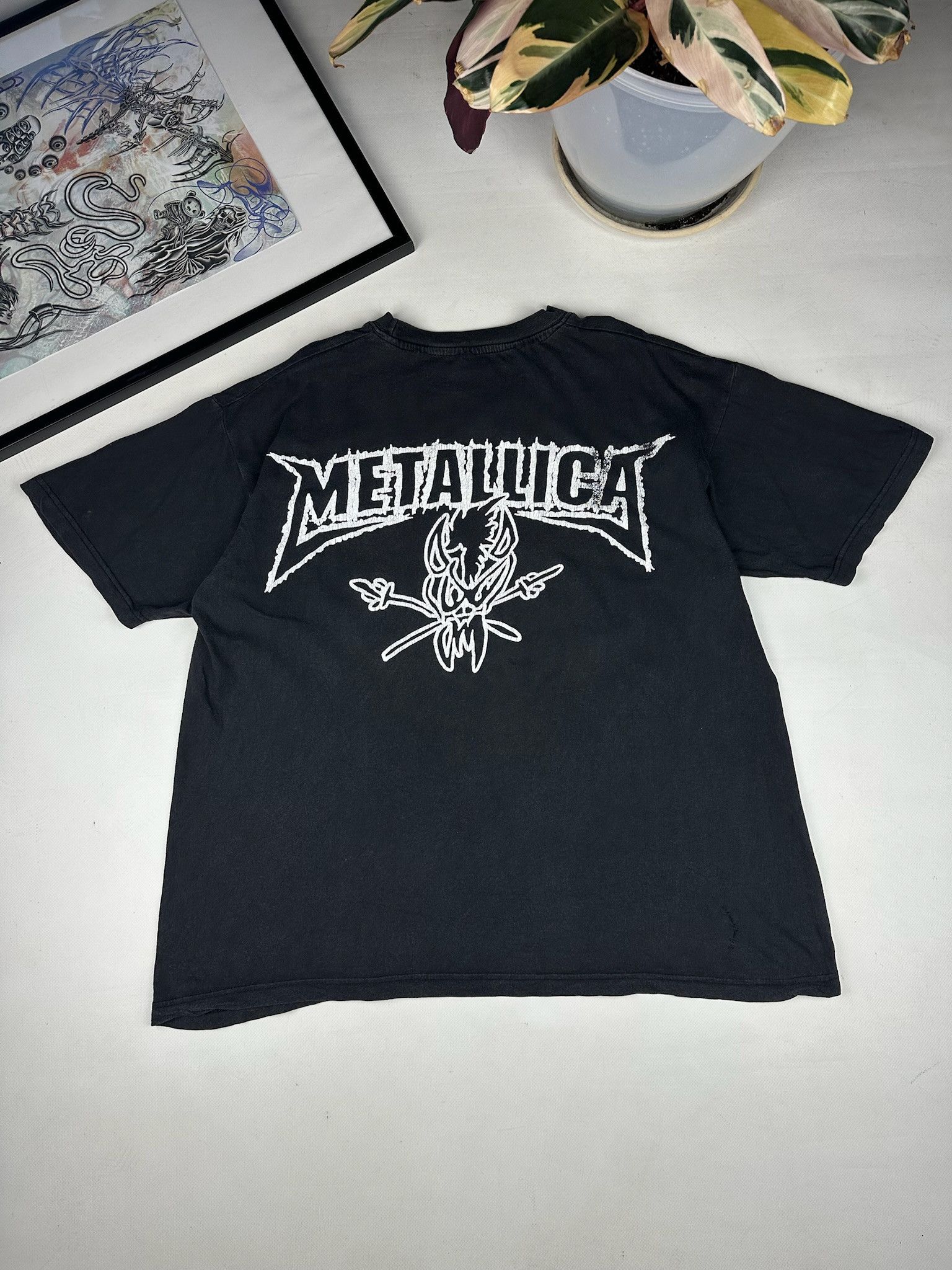 Band Tees Metallica Vintage Band Tee AOP all over parting tshirt Size US M / EU 48-50 / 2 - 3 Thumbnail