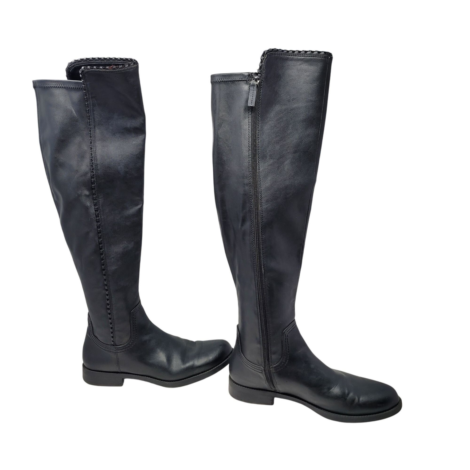 Franco Sarto Franco Sarto Vegan L-Charlotte Womens Black Over The Knee Bo Size US 9.5 / IT 39.5 - 7 Thumbnail