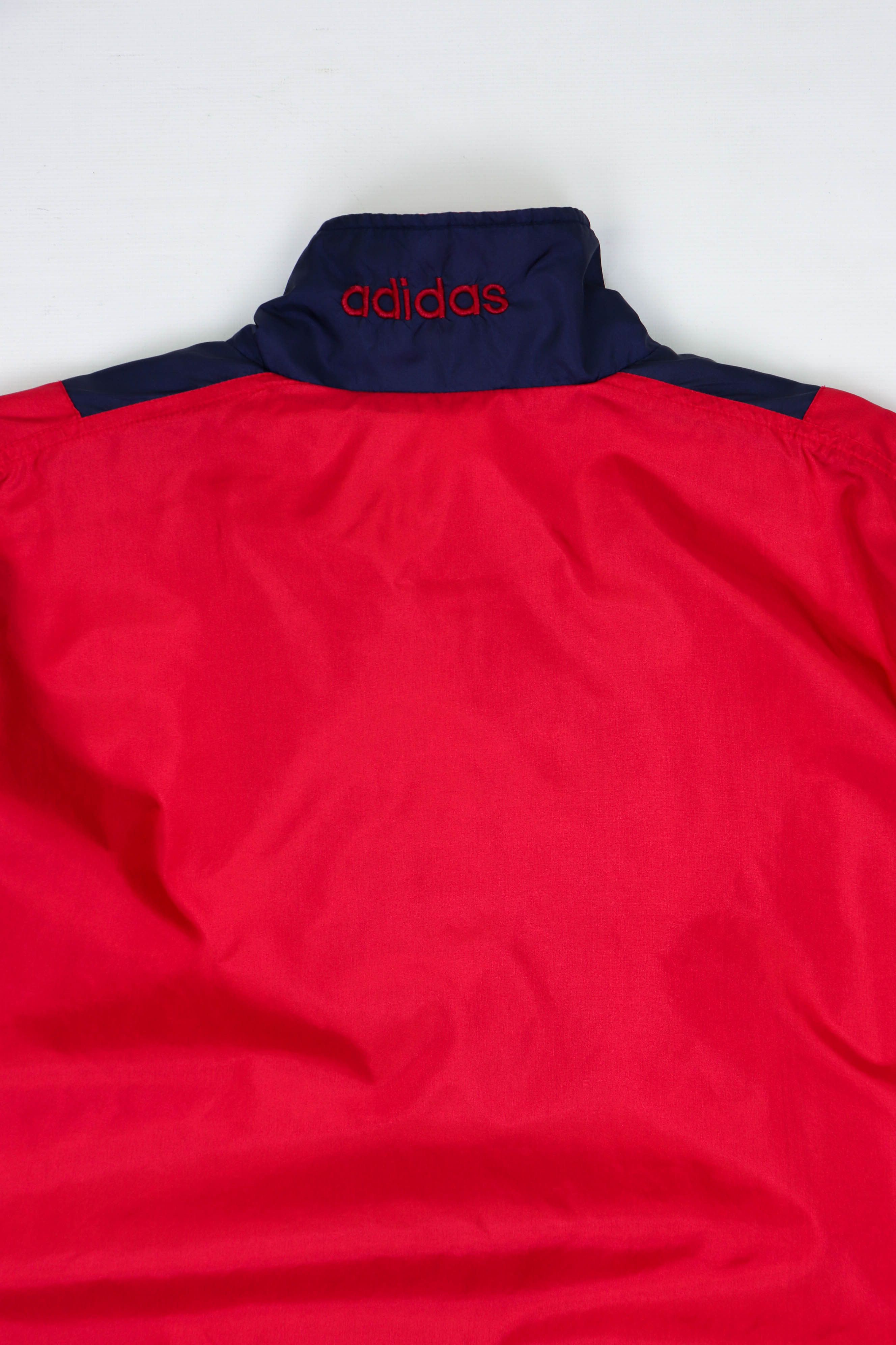 Adidas Adidas Vintage 3 Stripes Oversized Windbreaker Track Jacket Size US XL / EU 56 / 4 - 8 Thumbnail