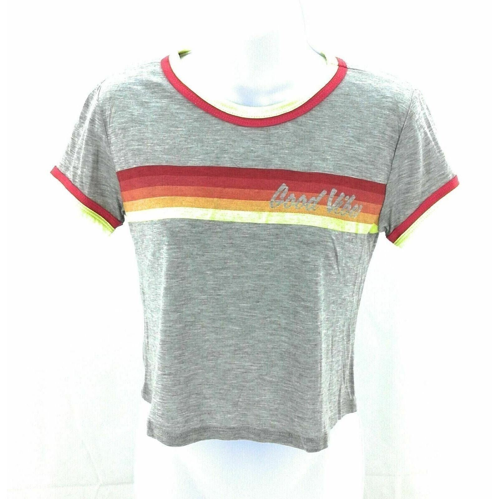 Other 23 Love Street Gray Short Sleeve Crop Top - Junior's Large Size L / US 10 / IT 46 - 4 Thumbnail