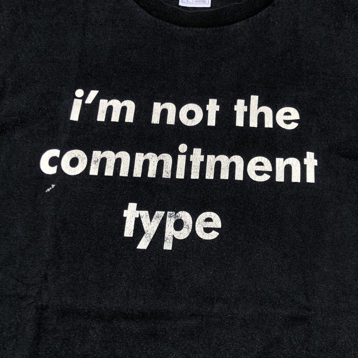 Vintage Vintage y2k Quotes Humor Tee Size US L / EU 52-54 / 3 - 4 Thumbnail