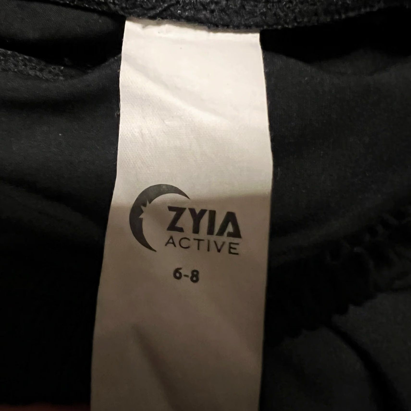 Vintage Zyia Active Pants Womens 6/8 Black Jogger Crop Performance Pocket Size 28" / US 6 / IT 42 - 6 Thumbnail