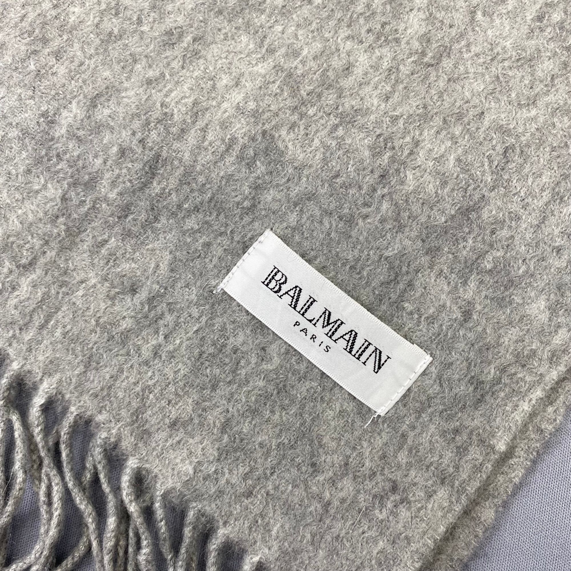 Balmain Vintage Balmain Scarf Muffler Winter Wool Cashmere Scarves Size ONE SIZE - 4 Thumbnail