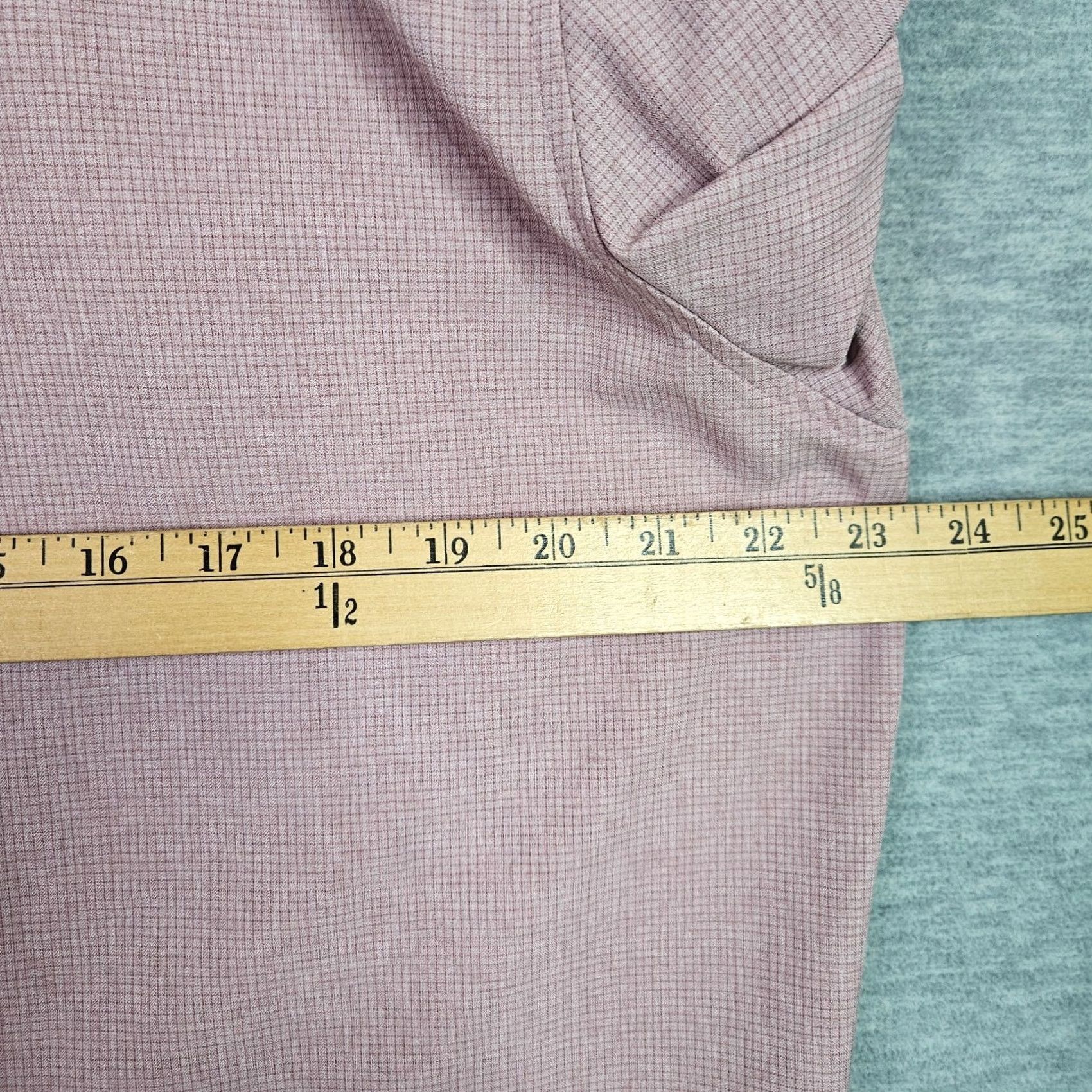 Vintage 01.ALGO Performance Shirt XL Tall Pink Short Sleeve Button Up Quick Dry UPF 40 Shirt XL Pink Short Sleeve Button-Up 01.ALGO Mens Regular Modern Shirt Size US XL / EU 56 / 4 - 4 Thumbnail