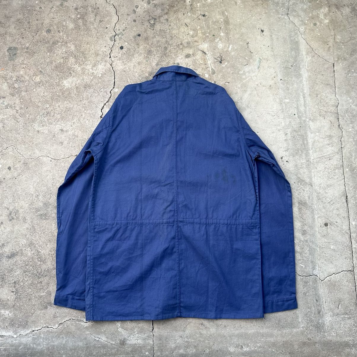 Le Laboureur Vintage lotus 80s French Workwear Sanfor Chore Jacket Size US M / EU 48-50 / 2 - 7 Thumbnail