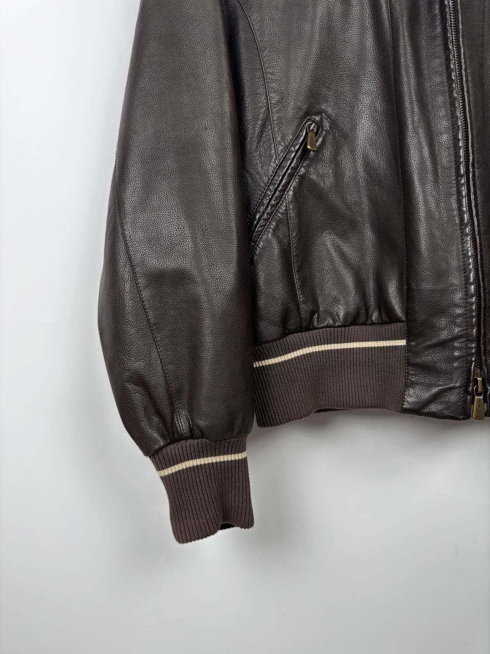Loro Piana Loro Piana Leather Bomber Jacket Size US S / EU 44-46 / 1 - 5 Thumbnail