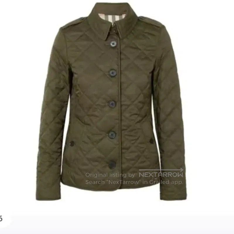 Burberry Burberry Green Cotton Women's Jacket. Size S / US 4 / IT 40 - 7 Thumbnail