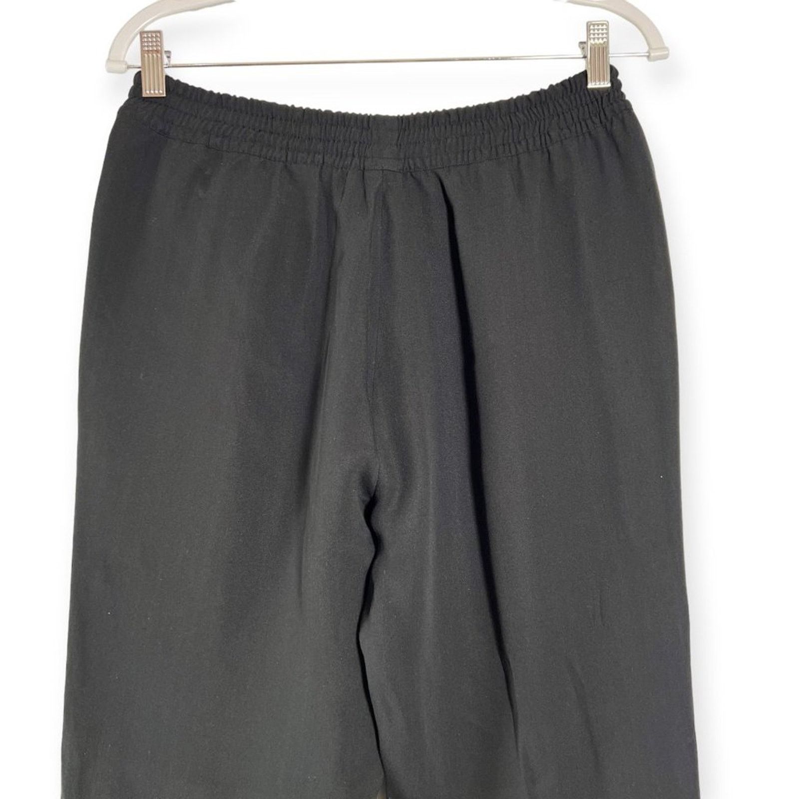 Vince Vince 100% Silk Jogger Pants Black Size M Lounge Trousers Size 28" / US 6 / IT 42 - 10 Thumbnail