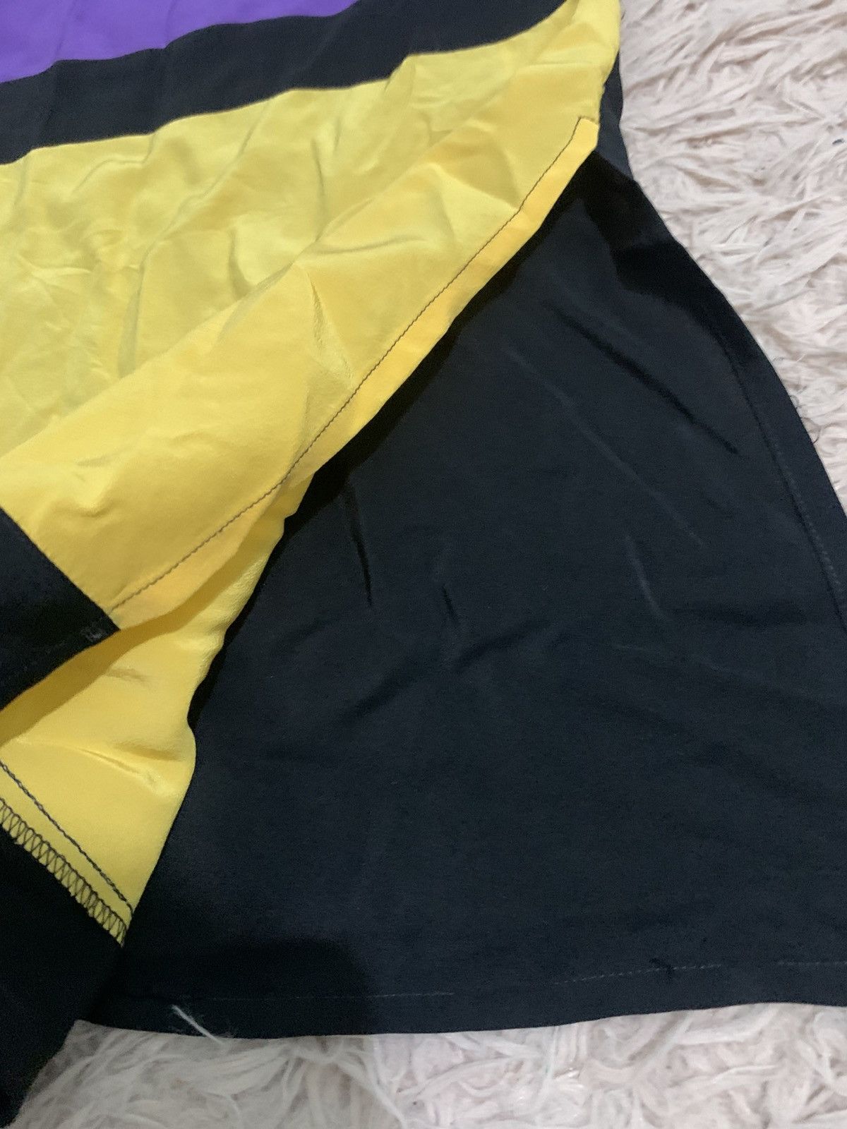 Japanese Brand × Kansai Yamamoto × Vintage Vintage kansai 90s colour block silk blouse Size L / US 10 / IT 46 - 4 Thumbnail