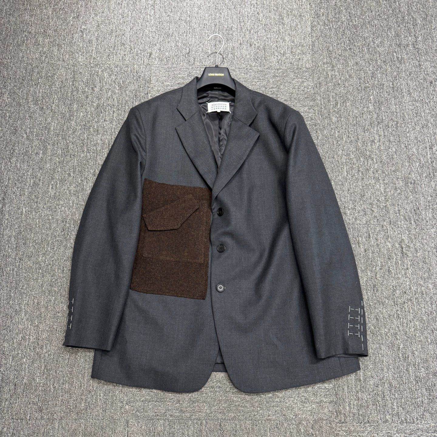 Maison Margiela Maison Margiela Pocket Paneled Wool Blazer 44 Size 44R - 1 Thumbnail