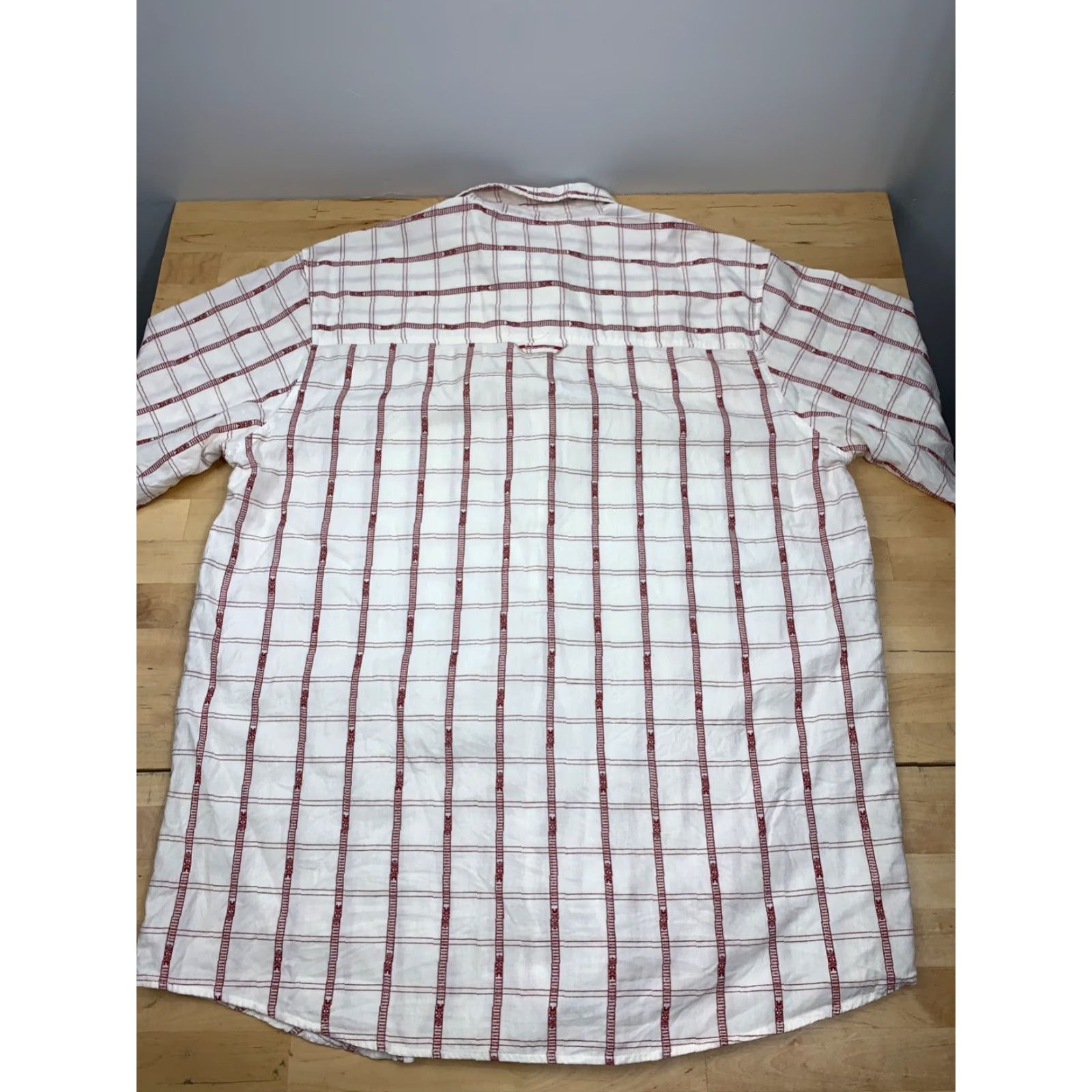 Billabong Billabong Mens Button-Down Shirt L Short Sleeve White Casual Beach Surf Skate Size US 33 - 2 Thumbnail