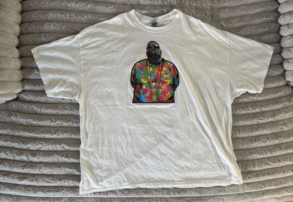 Rap Tees notorious BIG 4XL biggie smalls jesus piece oversized tee Size US XXL / EU 58 / 5 - 3 Thumbnail