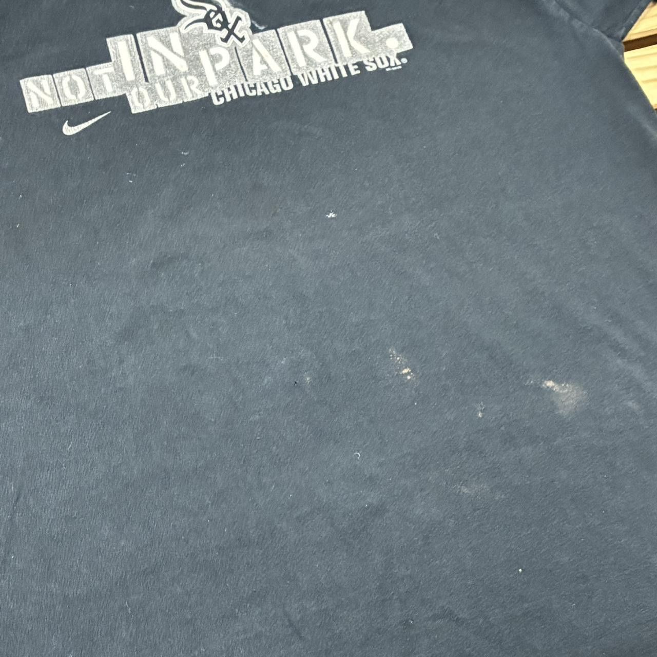Nike Vintage Nike x MLB Chicago White Sox Black Tee Size Large Size US L / EU 52-54 / 3 - 3 Thumbnail