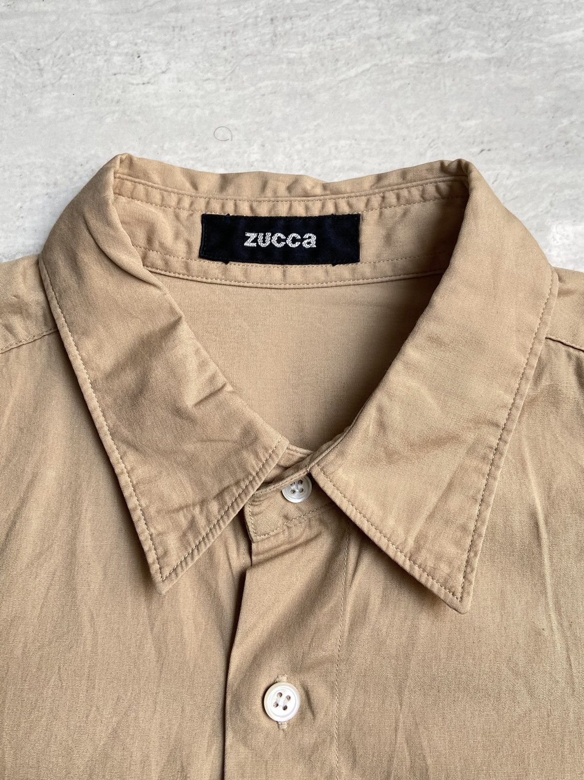 Issey Miyake × Zucca ZUCCA Brown Shirt Size US XS / EU 42 / 0 - 11 Thumbnail