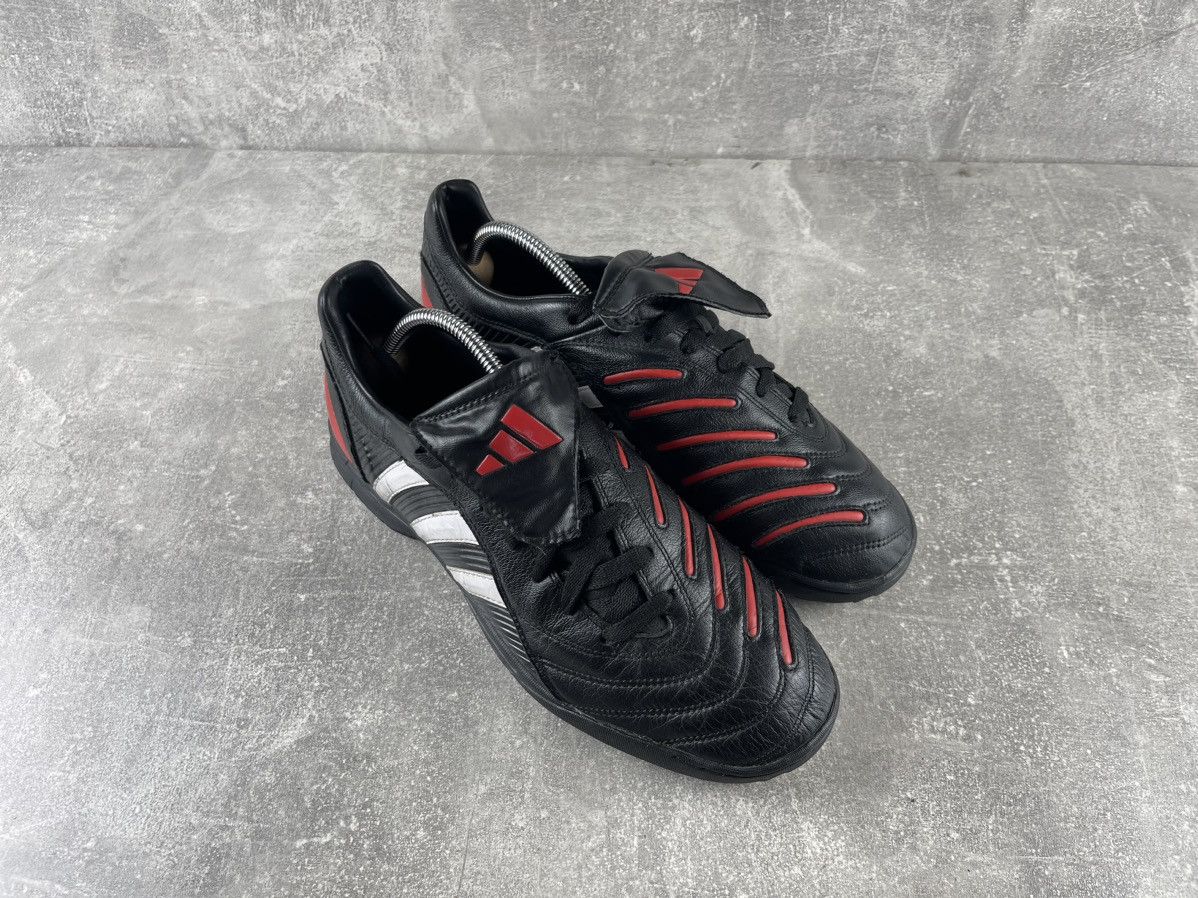 Adidas Vintage Y2K Adidas Football Turf Trainer Sneakers Black Red Size US 9 / EU 42 - 3 Thumbnail