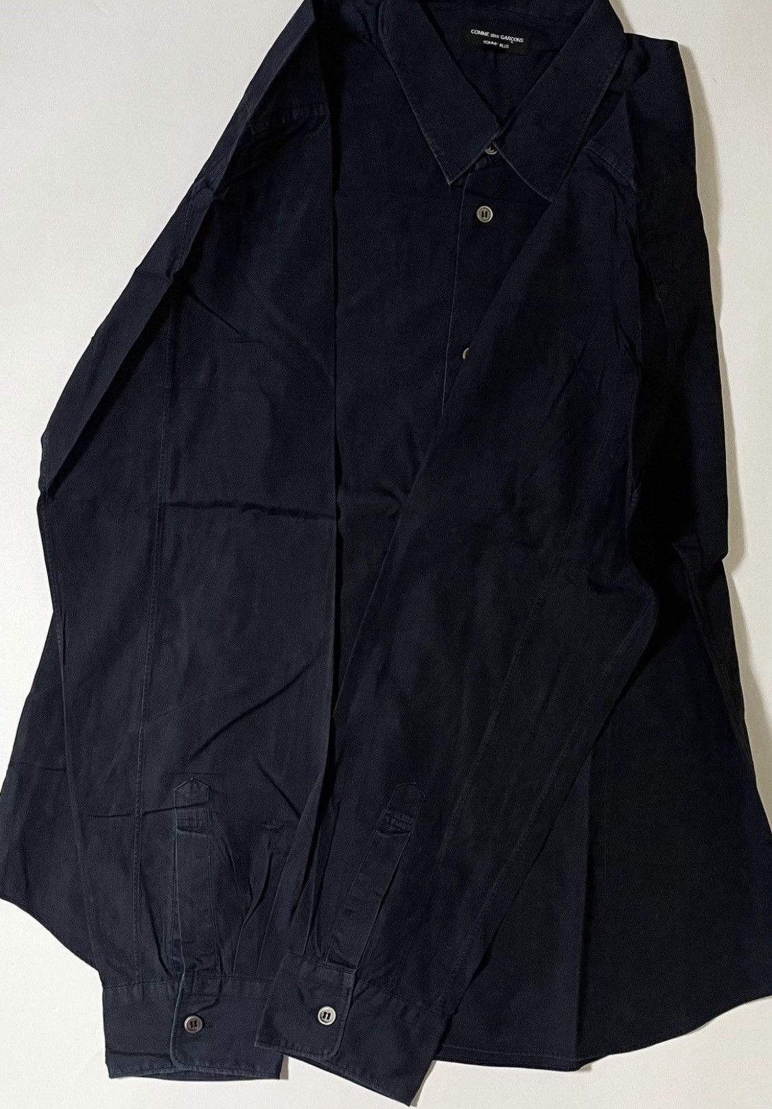 Comme des Garcons Cdg homme plus washed black button up Size US L / EU 52-54 / 3 - 3 Thumbnail