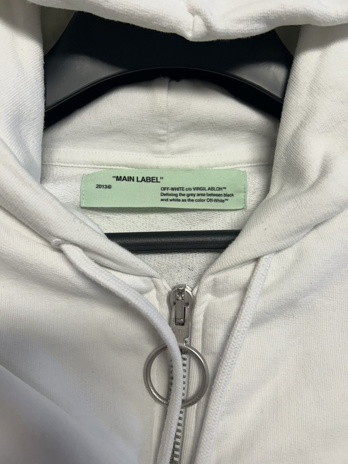 Off-White SS2017 Seeing Things Zip Hoodie Size US M / EU 48-50 / 2 - 8 Thumbnail