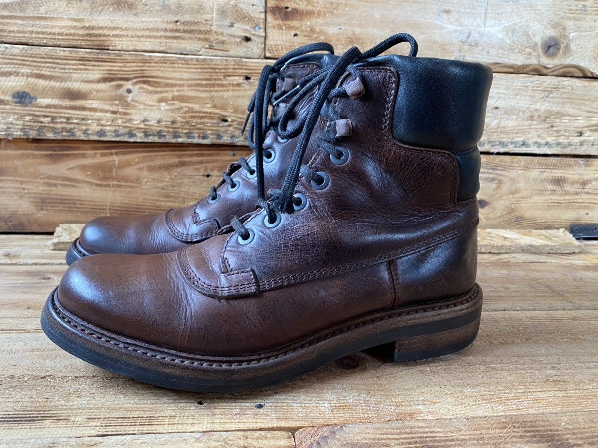 Prada Vintage Prada milano hiking boots brown leathers shoes Uk7.5 Size US 8.5 / EU 41-42 - 6 Thumbnail