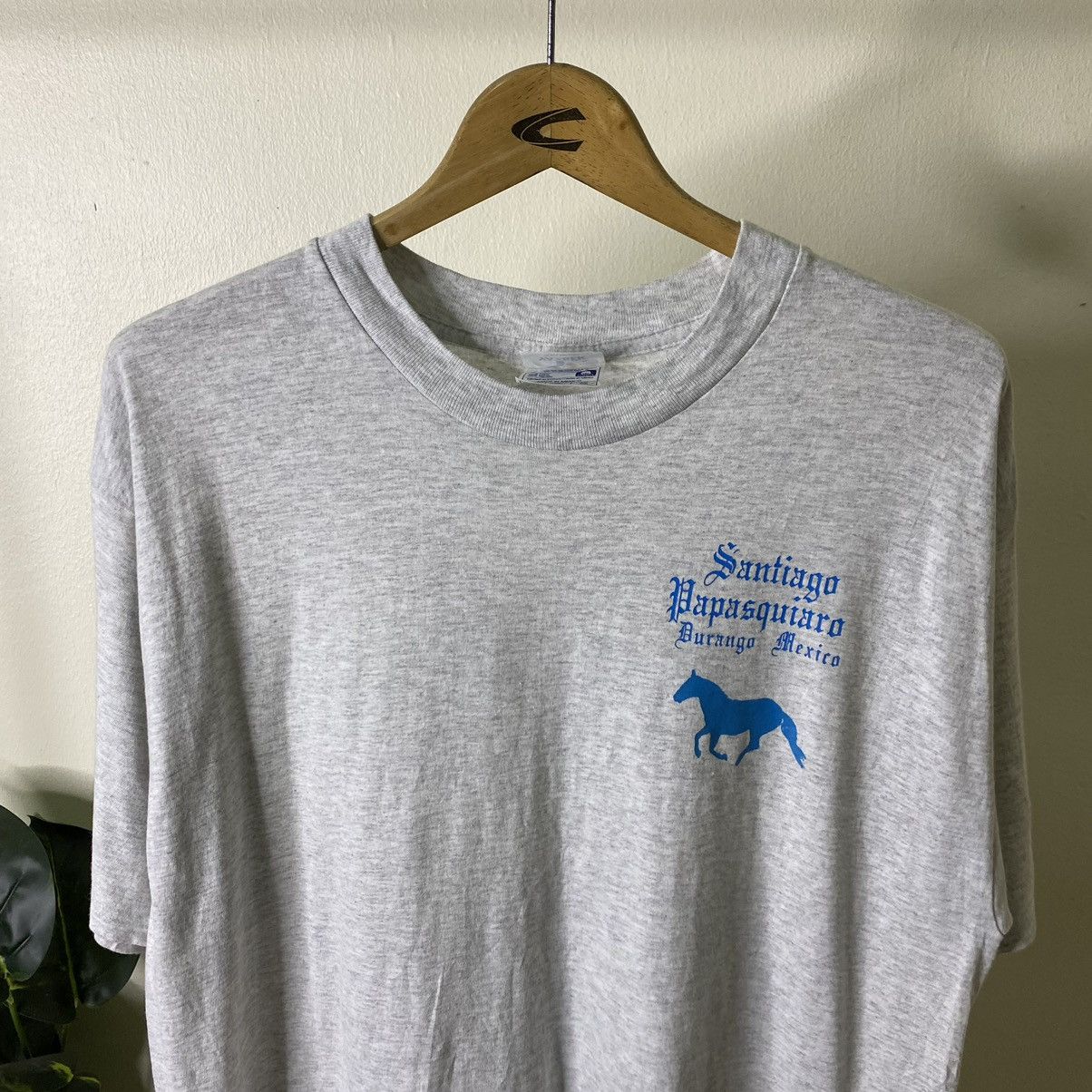 Vintage Vintage 1990s Santiago Papasquiaro Mexico City Tee Size US L / EU 52-54 / 3 - 6 Thumbnail