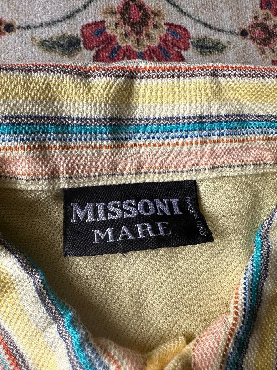 Missoni × Vintage Vintage Missoni Mare polo shirt Size US L / EU 52-54 / 3 - 6 Thumbnail
