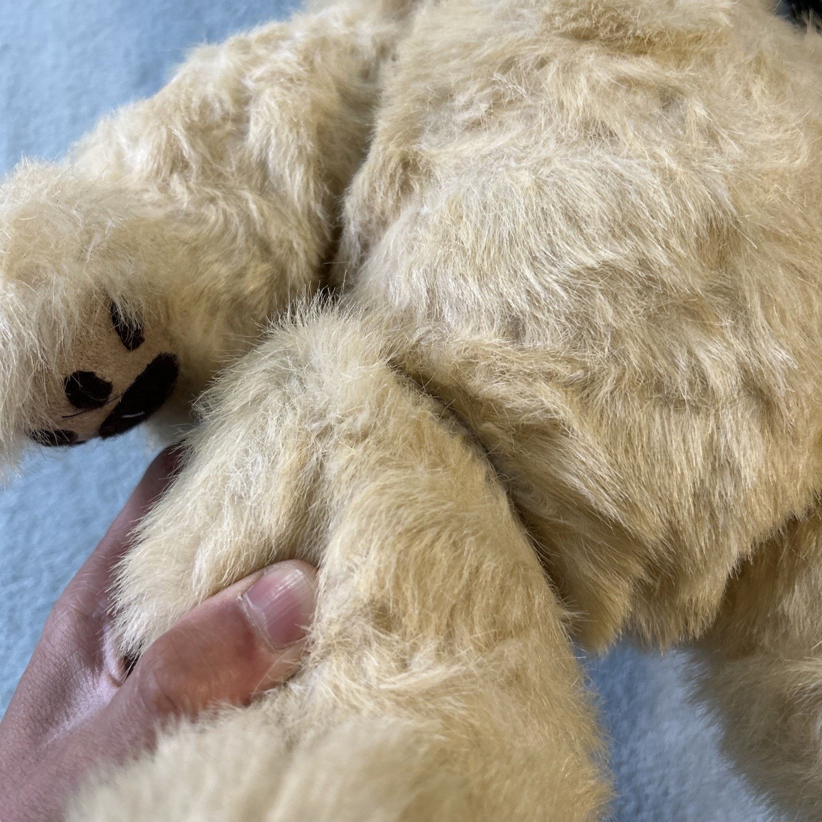 Polo Ralph Lauren VINTAGE STEIFF WHITE MOHAIR TEDDY BEAR LONG F EAR BUTTON 20" Size ONE SIZE - 10 Thumbnail