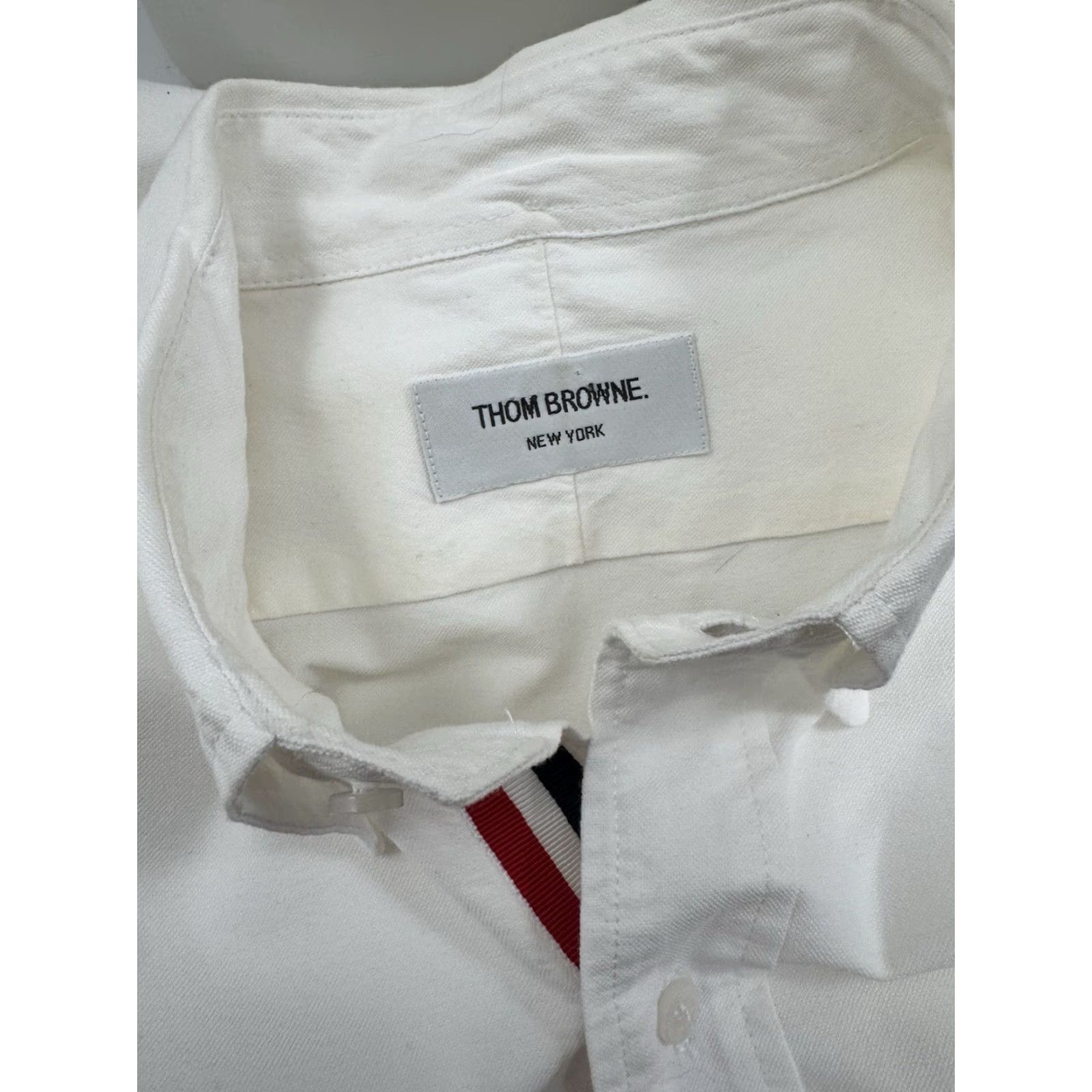 Thom Browne THOM BROWNE New York - Mens S Shirt, Button-Up, White, Long Sleeve, 3 Size US S / EU 44-46 / 1 - 5 Thumbnail