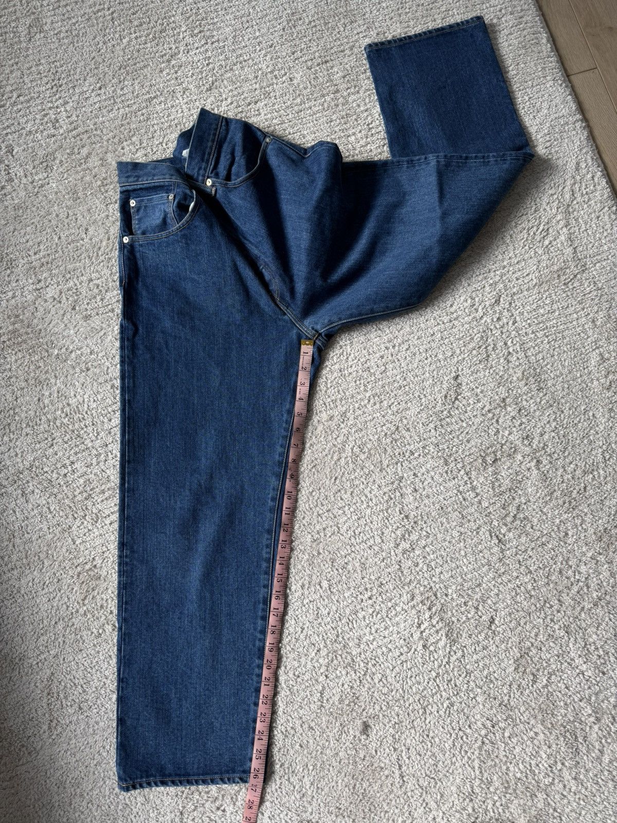 HATSKI HATSKI Wide Tapered Denim (HTK-22003) Used Wash Size 1 Size US 30 / EU 46 - 17 Thumbnail