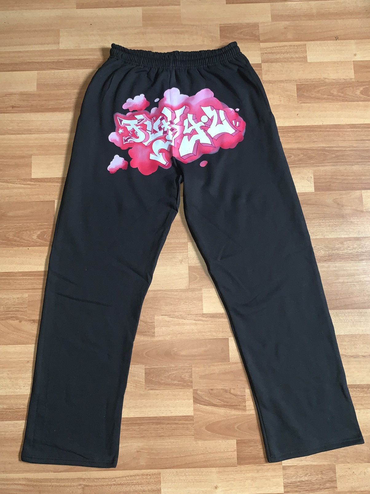 Black Fuck You Graffiti Sweatpants