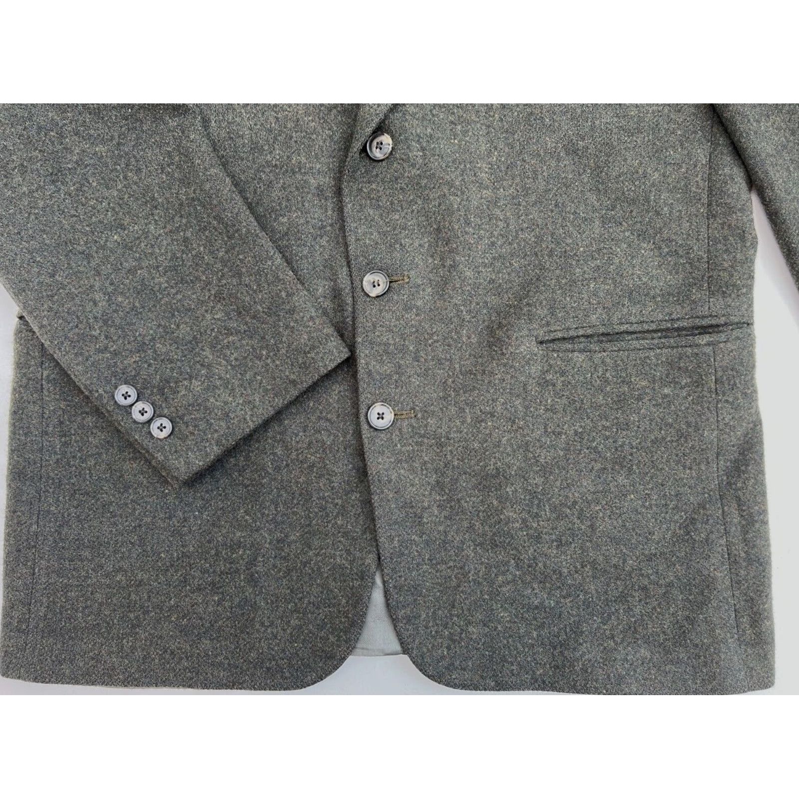 Eddie Bauer Eddie Bauer Blazer Mens Wool Mid-Length Dark Green 41R Vintage USA Size 41 Regular Jacket Coat Size 42R - 5 Thumbnail
