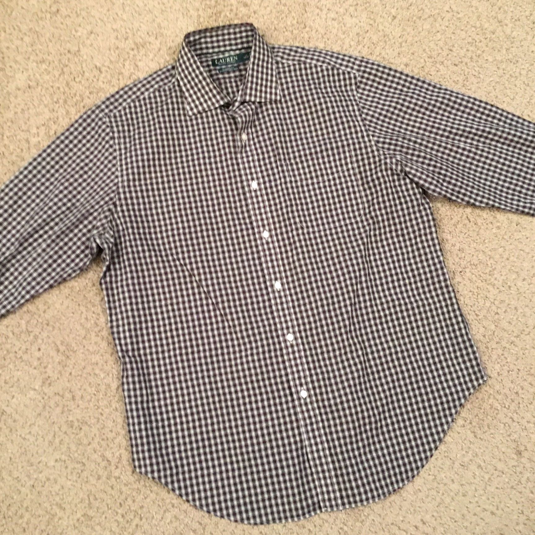 Ralph Lauren Lauren Ralph Lauren Shirt Mens 17 Green Red Plaid Long Sleeve Button Up Size US XL / EU 56 / 4 - 5 Thumbnail