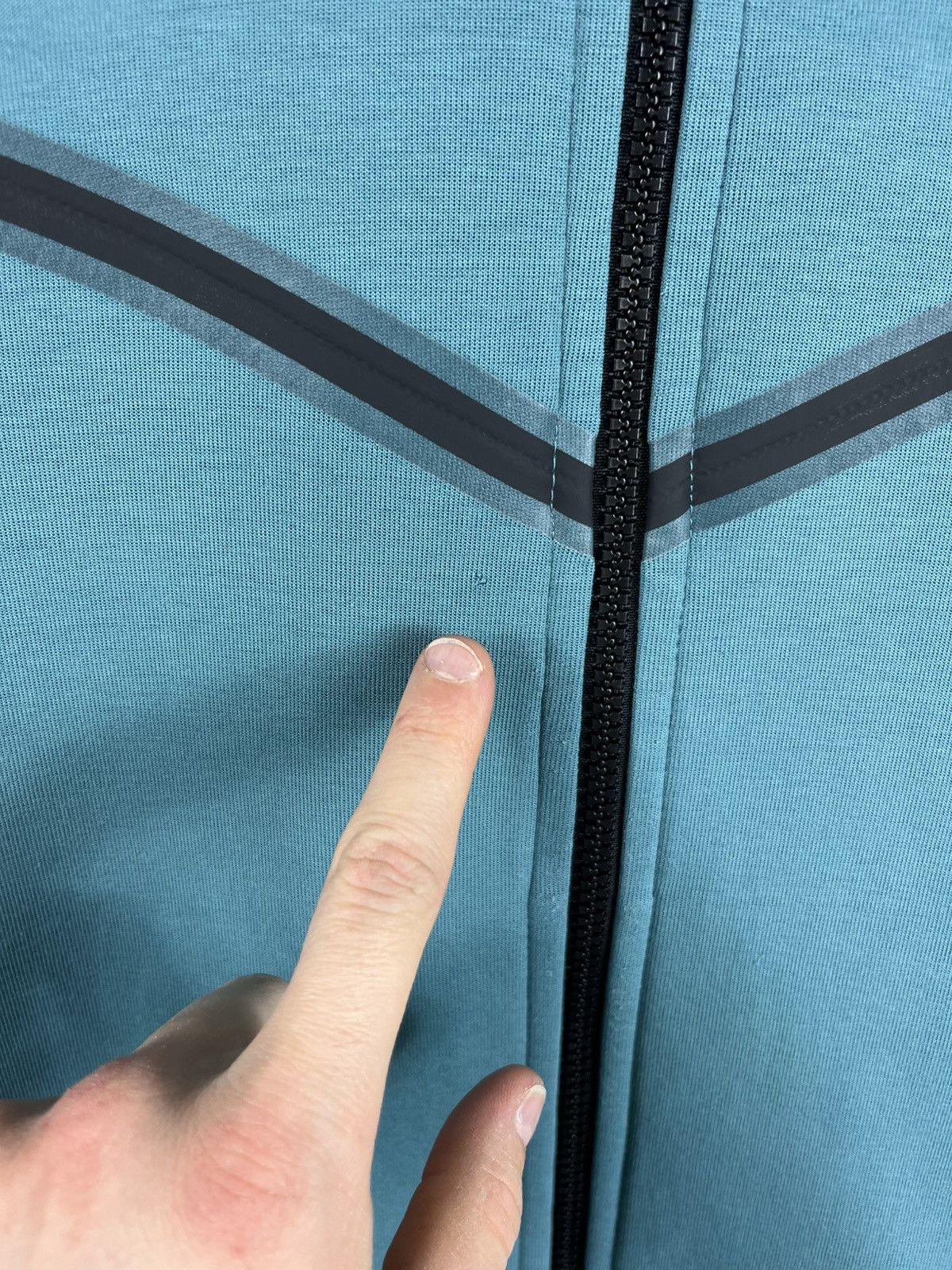 Nike Nike vintage tech fleece zip hoodie drill y2k mineral teal Size US XS / EU 42 / 0 - 11 Thumbnail