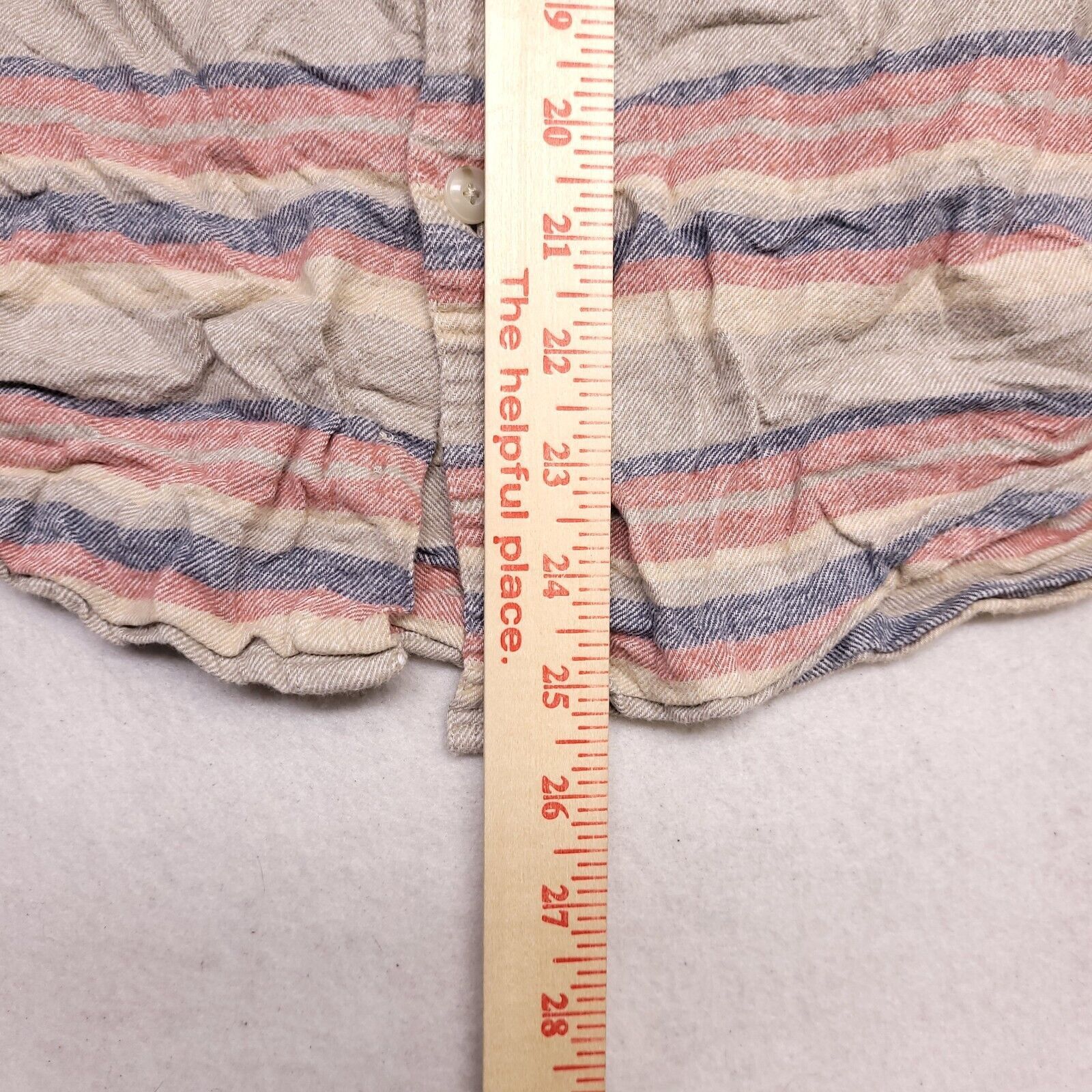 Sonoma Sonoma Flannel Shirt Mens Size Small S Red Blue Striped Size US S / EU 44-46 / 1 - 8 Thumbnail