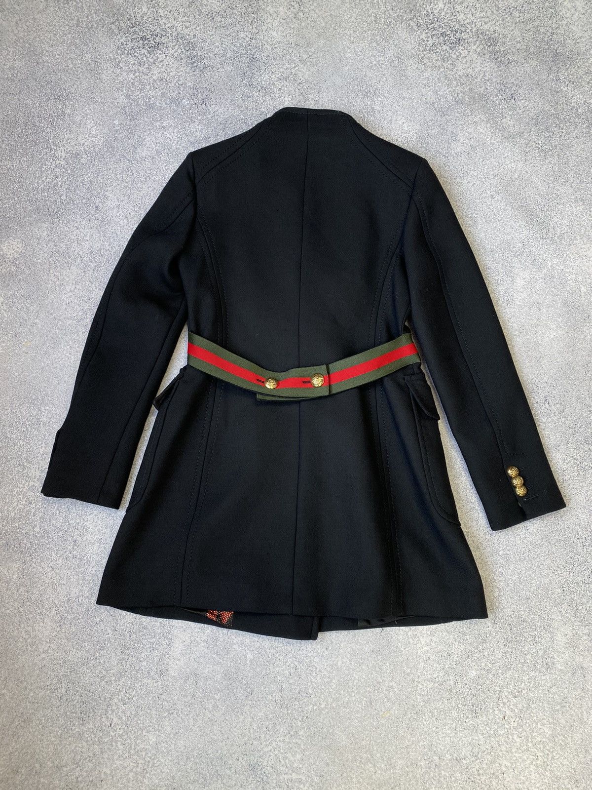 Designer × Vintage Vintage Bazar Deluxe Double Breasted black wool women’s coat Size L / US 10 / IT 46 - 13 Thumbnail