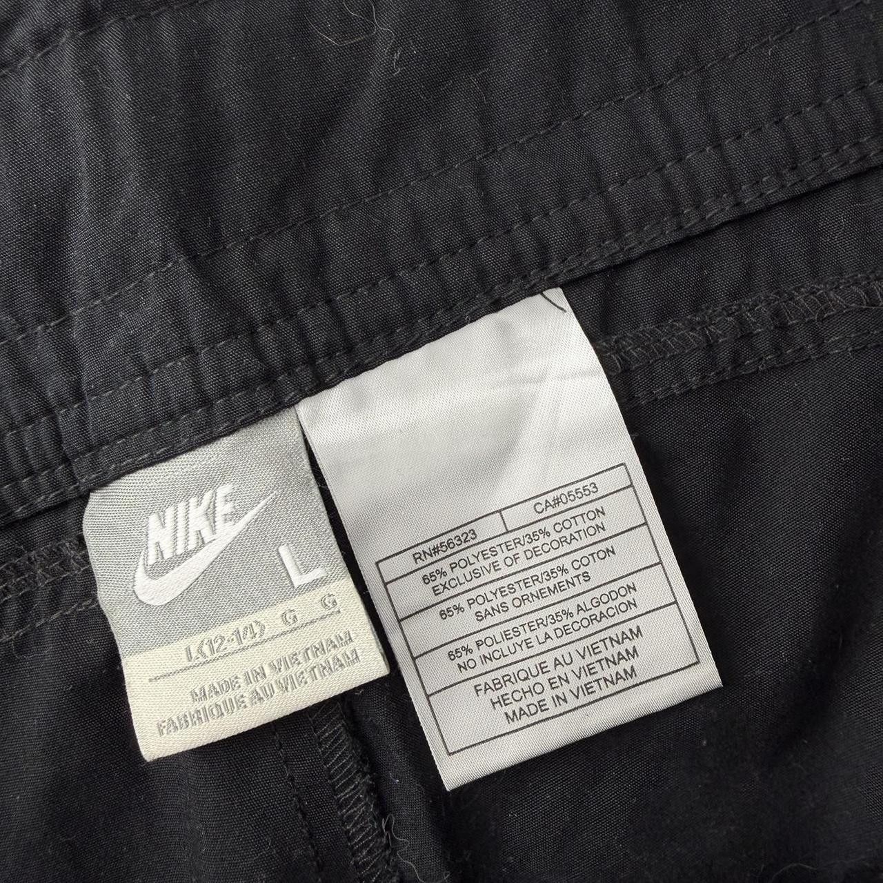 Nike Nike Y2K Black Parachute Shorts Utility Gorpcore Cinch Hem L Size US 34 / EU 50 - 2 Thumbnail