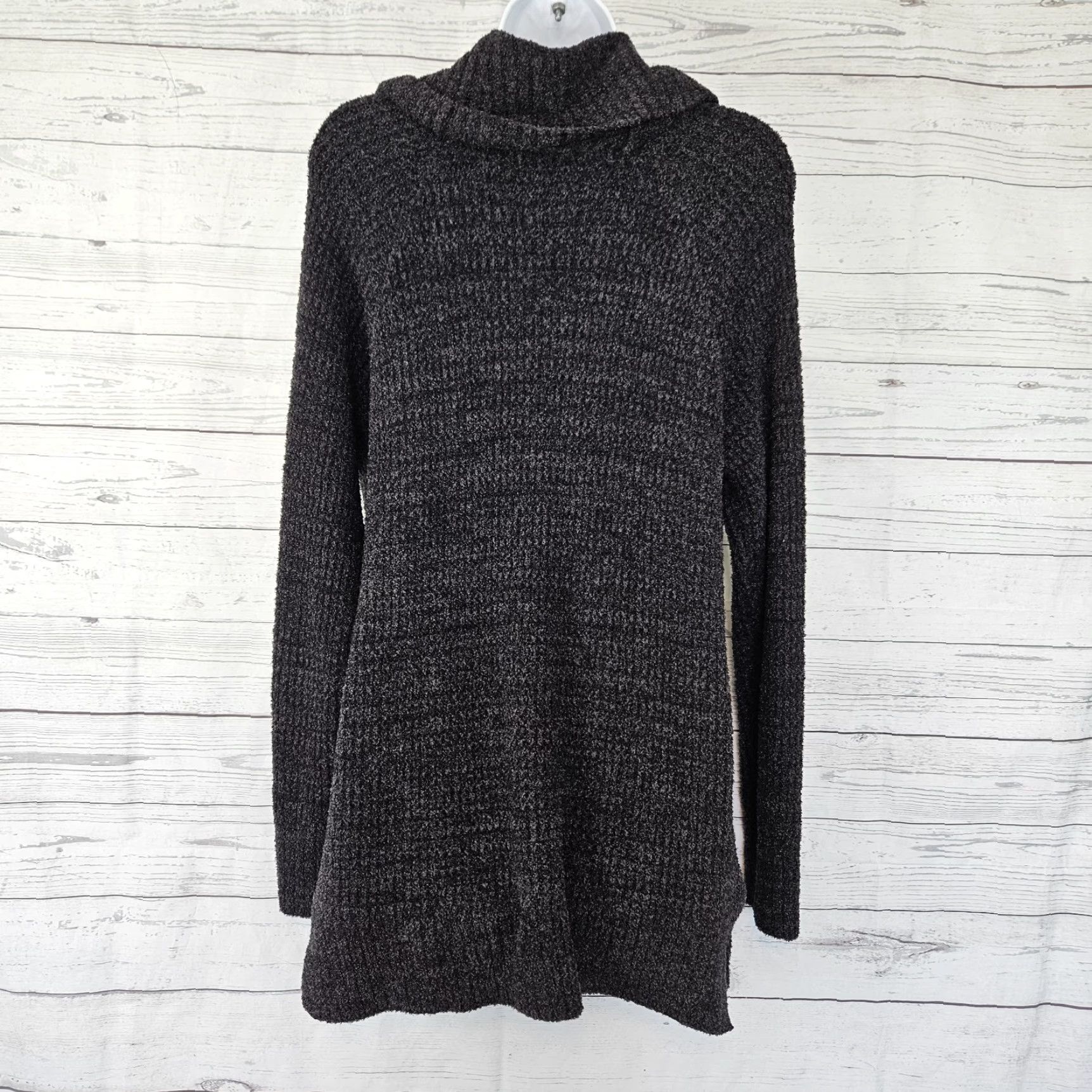 Vintage Barefoot Dreams Womens CozyChic Lite Cowl Neck Sweater L Gray Pullover Shirt 90s? Size L / US 10 / IT 46 - 3 Thumbnail