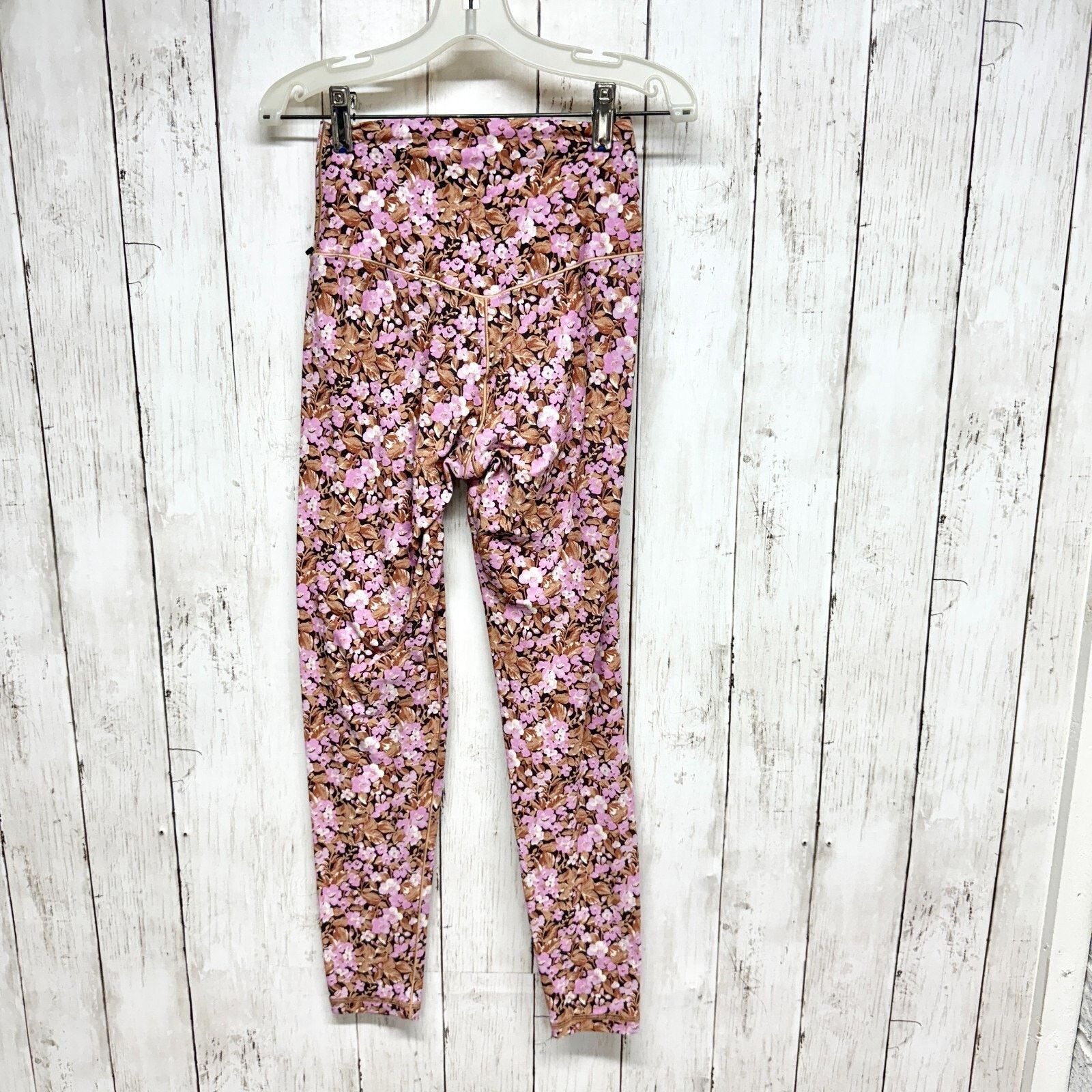 American Eagle Outfitters Offline by Aerie Pants Sz Small Floral Full Length Leggings Size 27" / US 4 / IT 40 - 5 Thumbnail