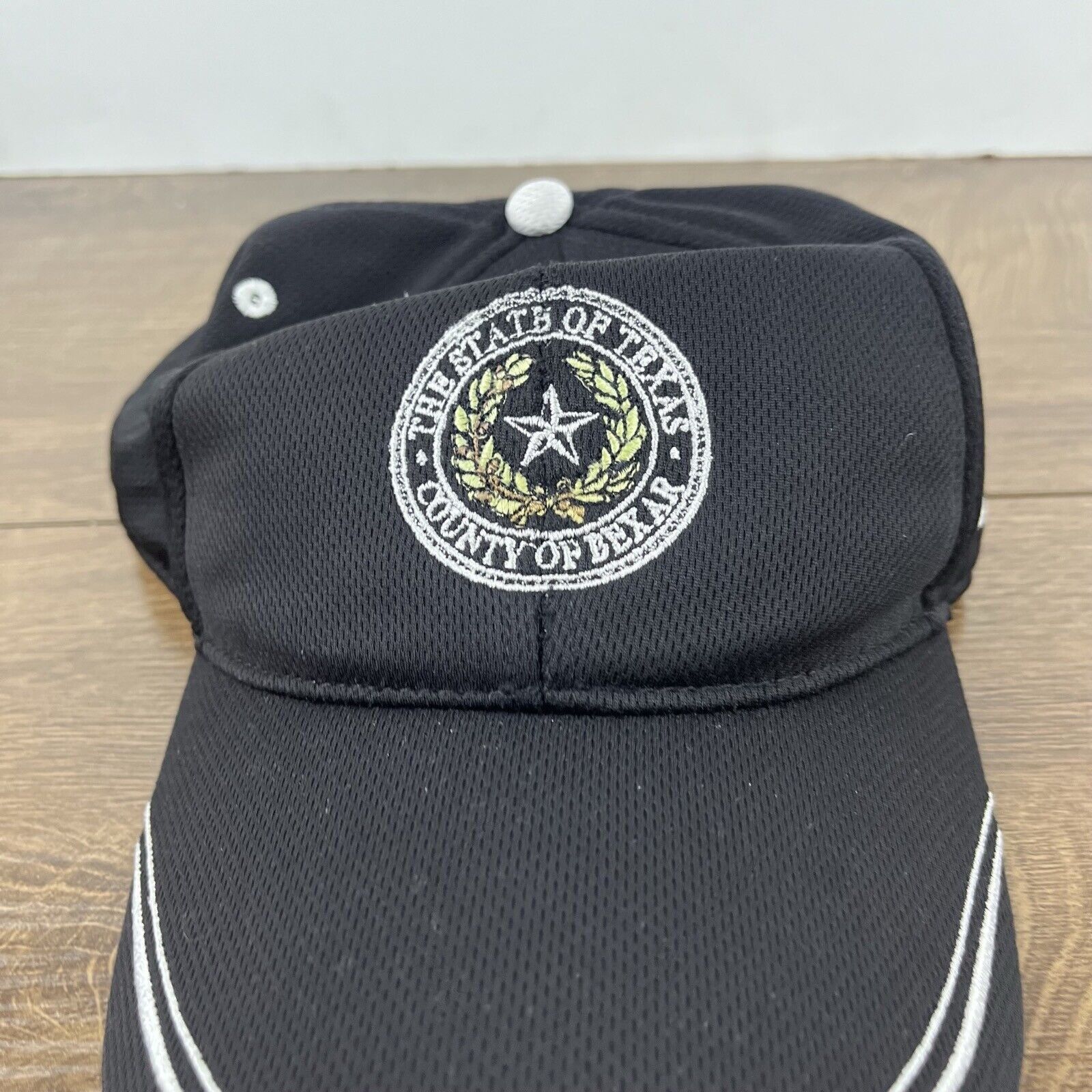 Other The State of Texas County Bexar Hat Black Cap Adjustable Hat Size ONE SIZE - 6 Thumbnail