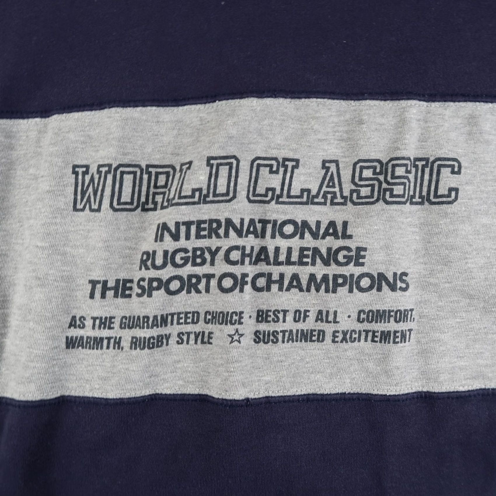 Gap VINTAGE Gap Rugby T Shirt Mens XL Blue Two Tone 90s Made in USA Size US XL / EU 56 / 4 - 3 Thumbnail