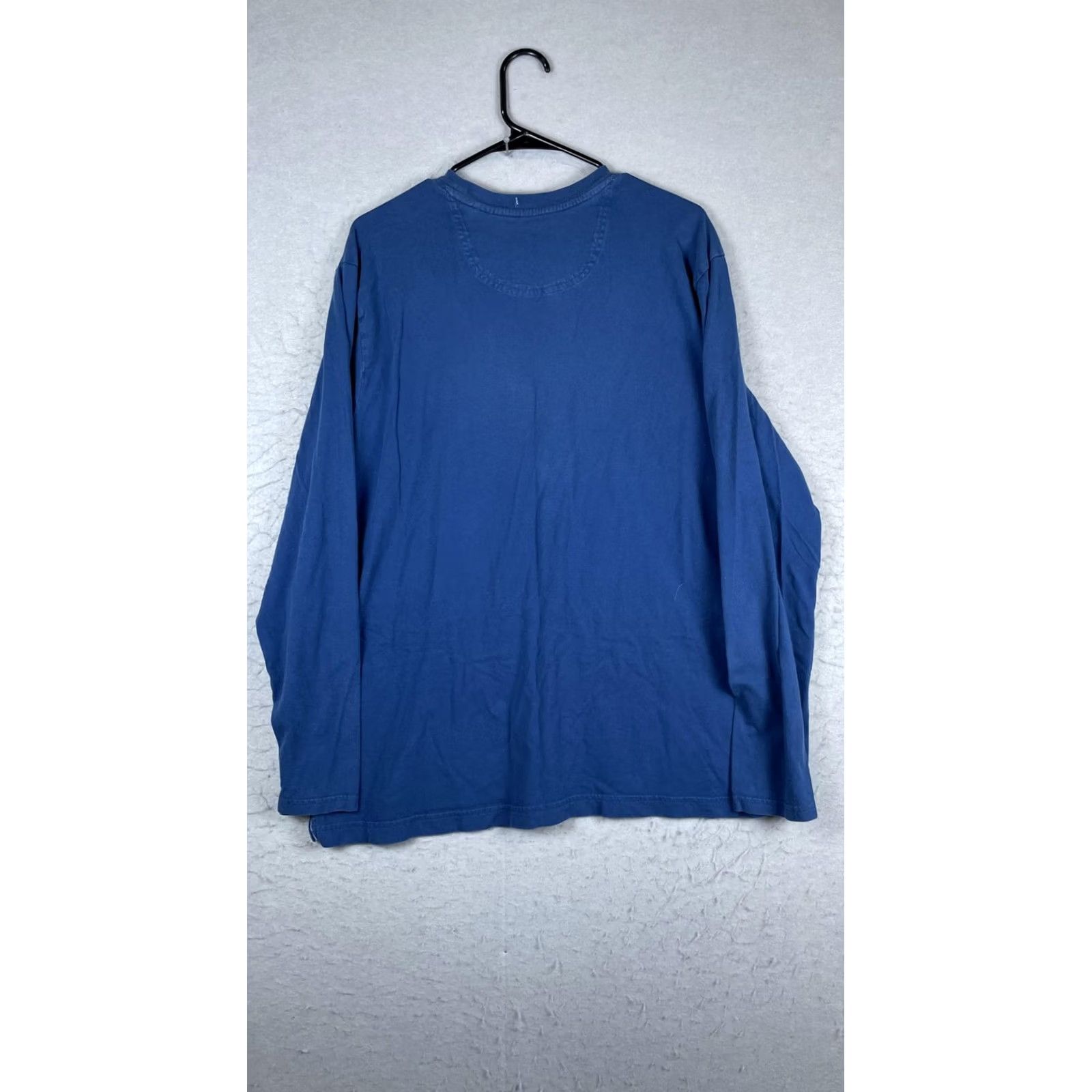 Tommy Bahama Tommy Bahama Shirt Mens XL Blue Long Sleeve Pocket Relax Logo Tee T-Shirt Size US XL / EU 56 / 4 - 6 Thumbnail