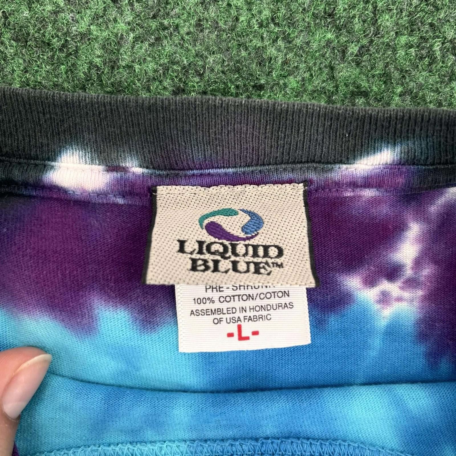 Liquid Blue Liquid Blue Alice In Wonderland Tie-Dye T-Shirt Large Size US L / EU 52-54 / 3 - 4 Thumbnail