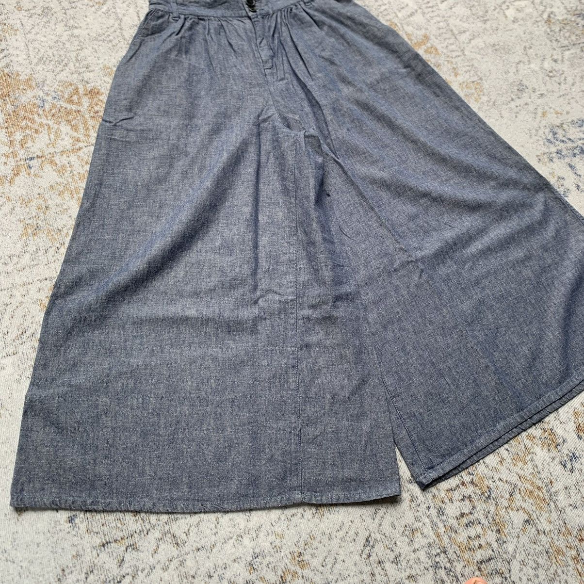 Japanese Brand × Vintage × Yohji Yamamoto Rare Vintage Shuca Japanese Brand Ultra Wide Pants Size US 30 / EU 46 - 2 Thumbnail