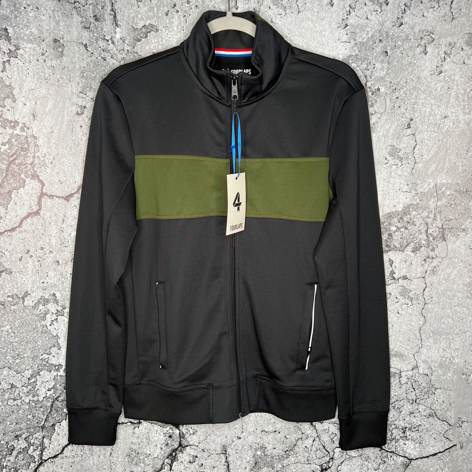 Other Fourlaps Relay Track Jacket Black Green Size S NWT Size US S / EU 44-46 / 1 - 1 Thumbnail