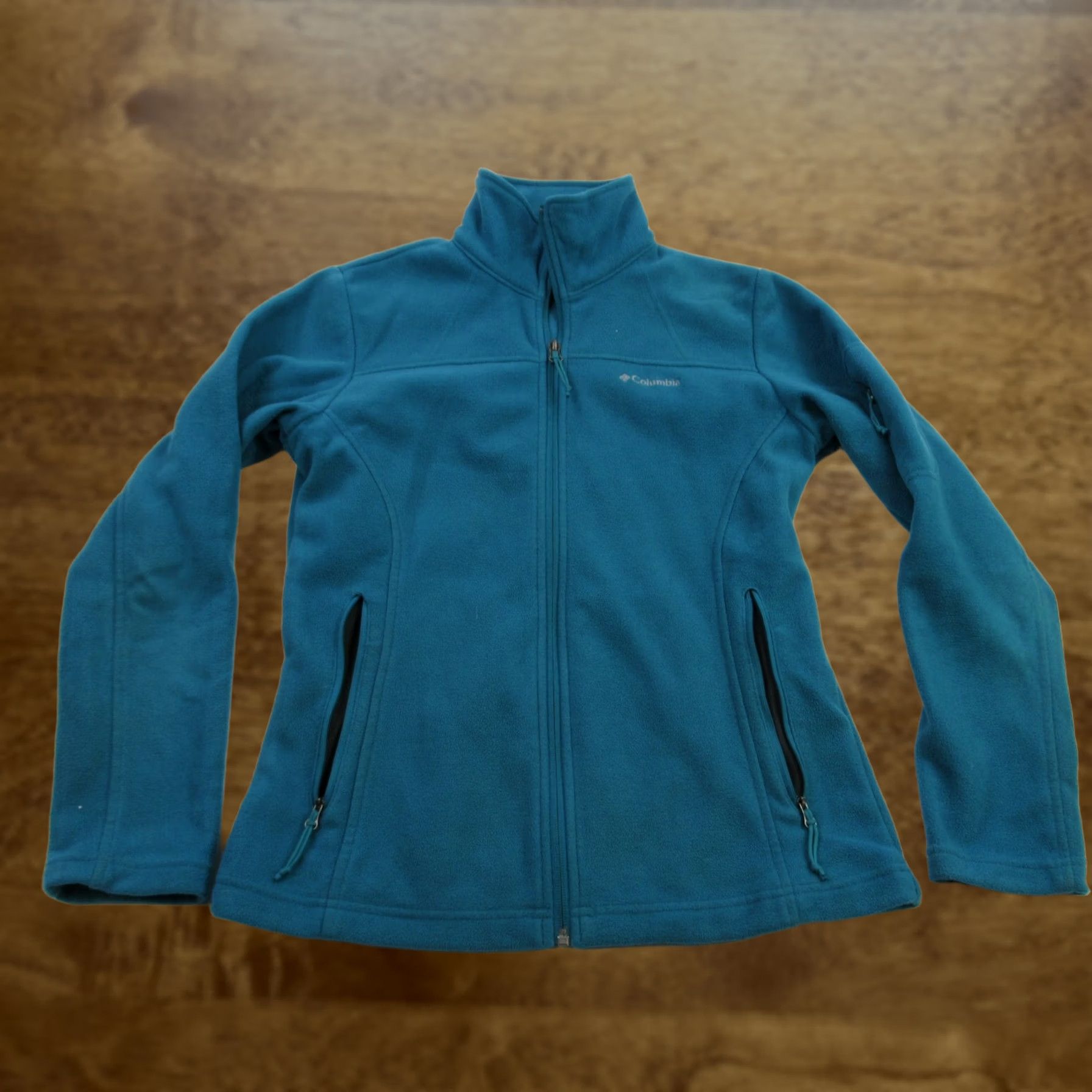 Vintage Columbia Womens Jacket Small Green Long Sleeve Solid Casual Full Zip Adult Size S / US 4 / IT 40 - 1 Thumbnail