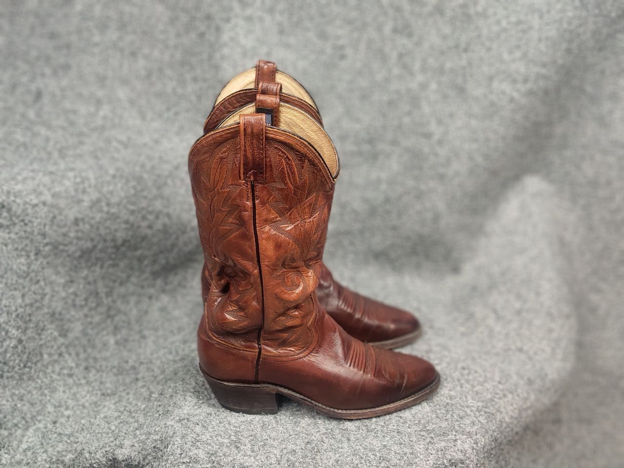 Dan Post Dan Post vintage Brown Western cowboy boots USA Made Size US 7.5 / IT 37.5 - 2 Thumbnail