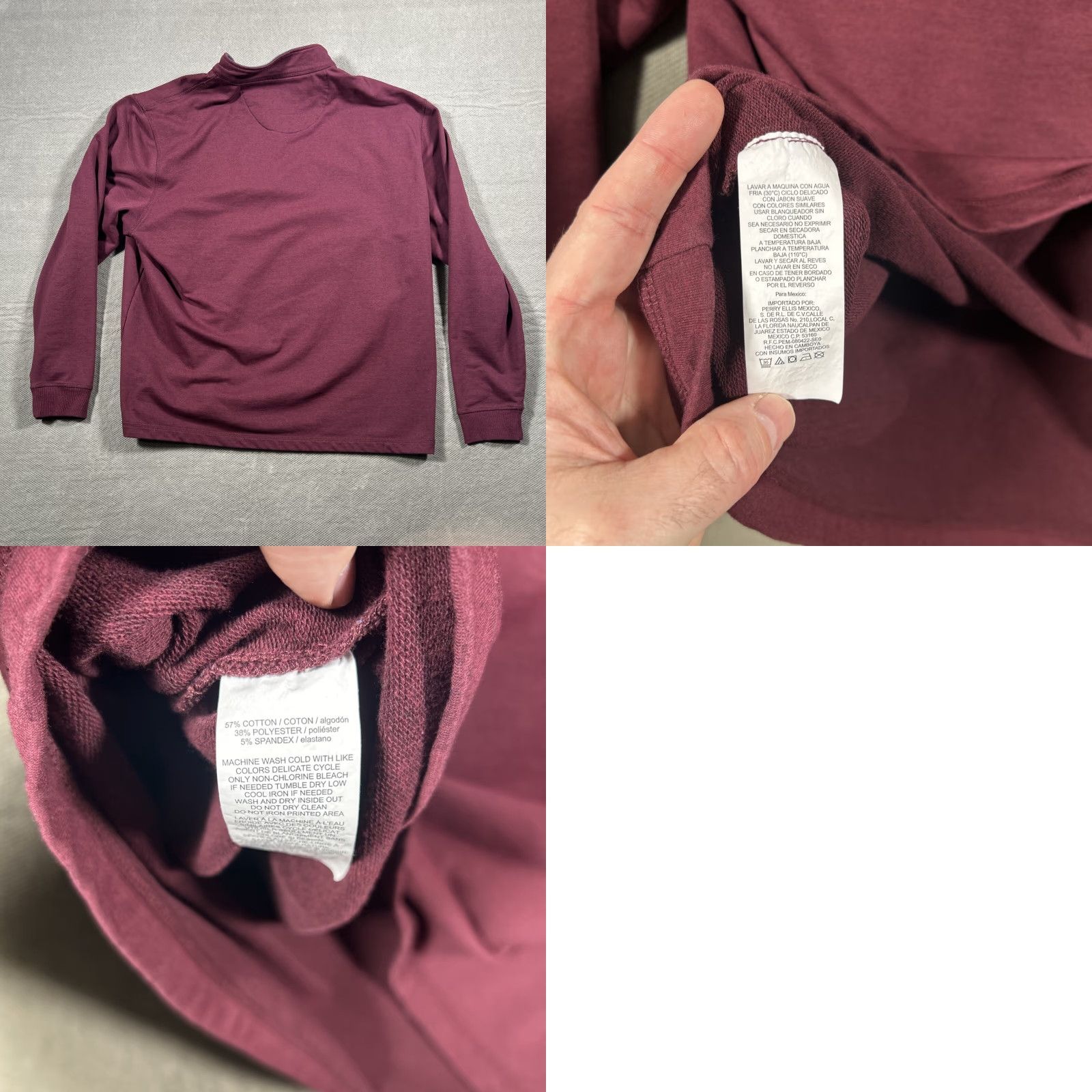 Callaway Callaway 1/4 Zip Pullover Mens XXL Red Long Sleeve Sweatshirt Golf Logo Shirt Size US XXL / EU 58 / 5 - 8 Thumbnail