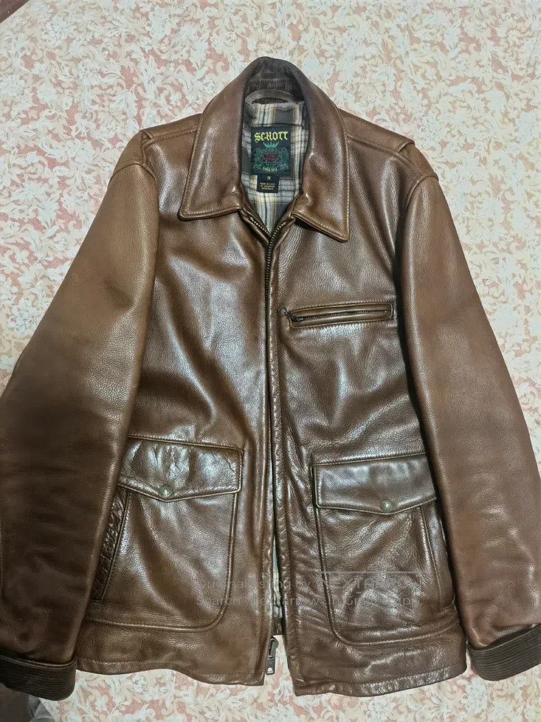 Schott Schott NYC563 Leather Jacket Size US S / EU 44-46 / 1 - 5 Thumbnail