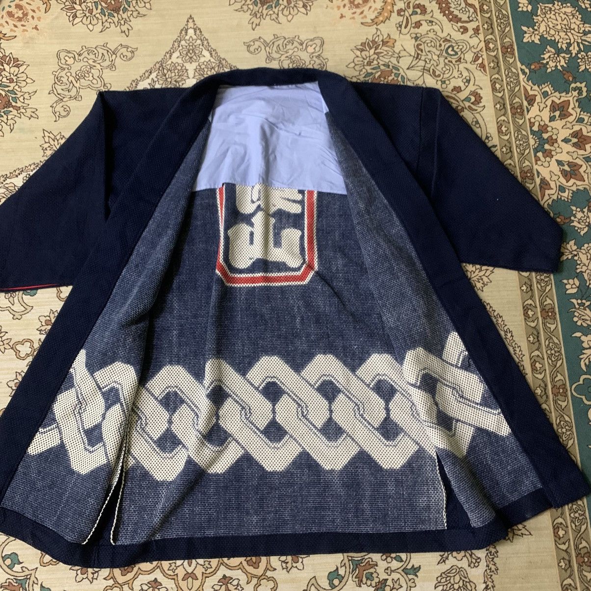 Japanese Brand VINTAGE KIMONO JAPAN KENDO FABRIC INDIGO BLUE Size 36R - 9 Thumbnail