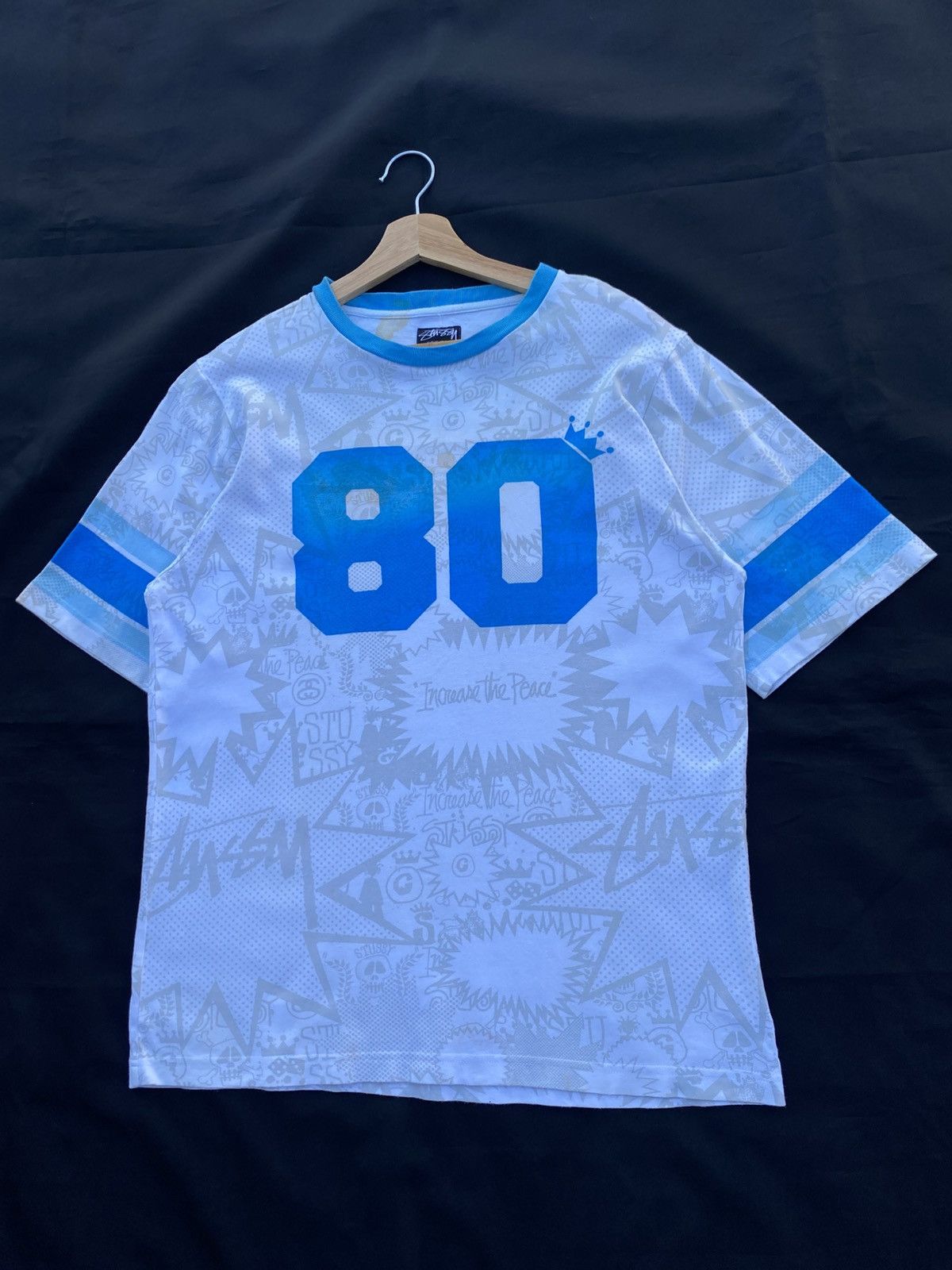 Stussy Rare Stussy “Increase the Peace” Graphic Tshirt Size US L / EU 52-54 / 3 - 4 Thumbnail